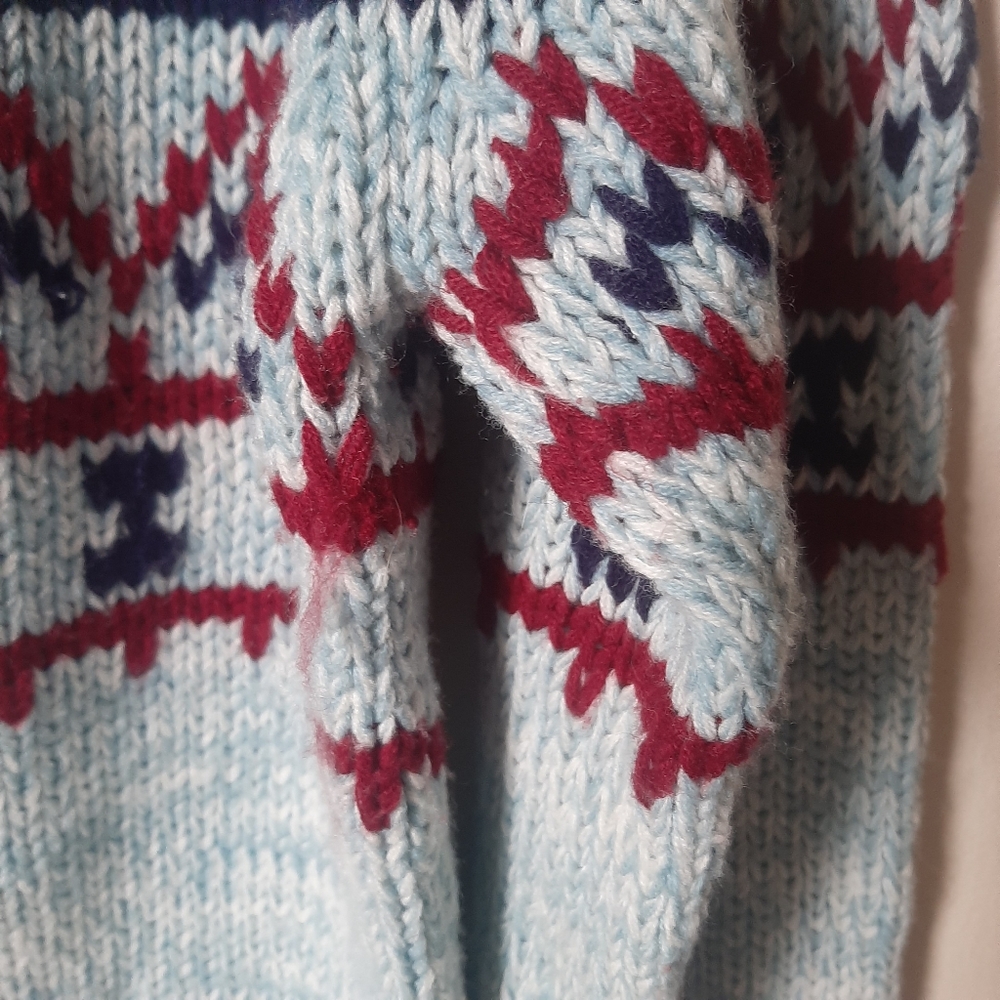 VTG 70s 80s National Alpine Ski Sweater Nordic - Picture 11 of 11
